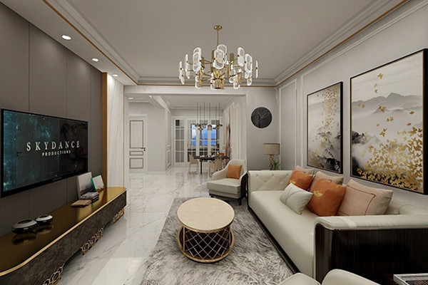 沈陽-碧桂園88平「輕奢風格」裝修案例