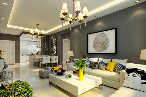 沈陽(yáng)-郡原小石城93平「現(xiàn)代」裝修設(shè)計(jì)風(fēng)格案例