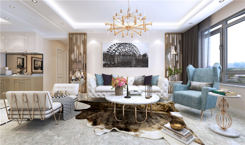 外灘三號(hào)115平「歐式風(fēng)格」裝修案例(一)