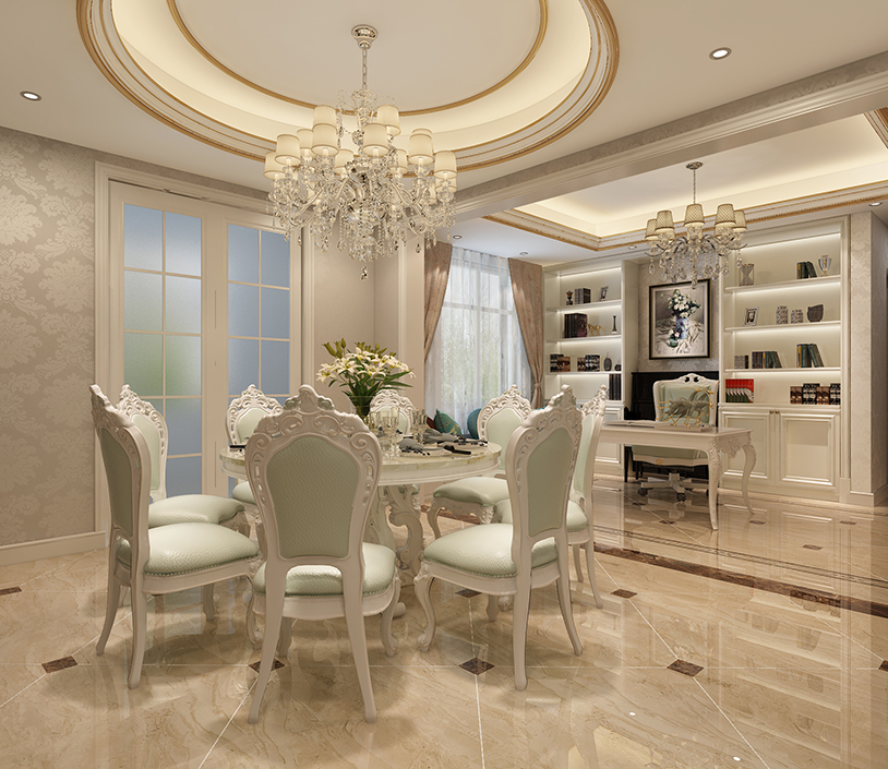 中海尚城176平「歐式風(fēng)格」裝修案例(二)