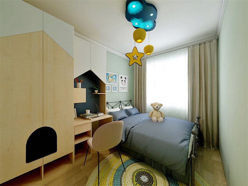 萬錦香樟樹98平「北歐風格」裝修案例(三)