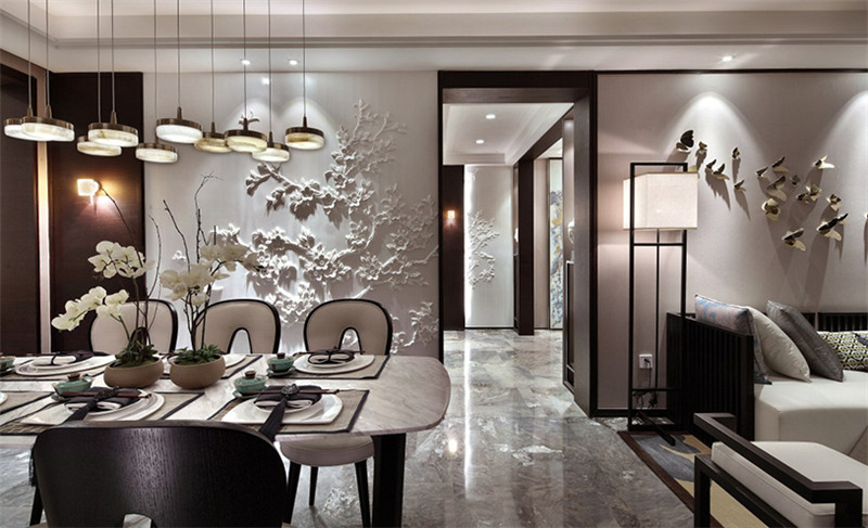 五彩陽(yáng)光城88平「新中式風(fēng)格」實(shí)景案例(一)