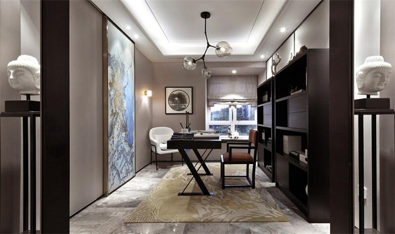 五彩陽(yáng)光城88平「新中式風(fēng)格」實(shí)景案例(六)