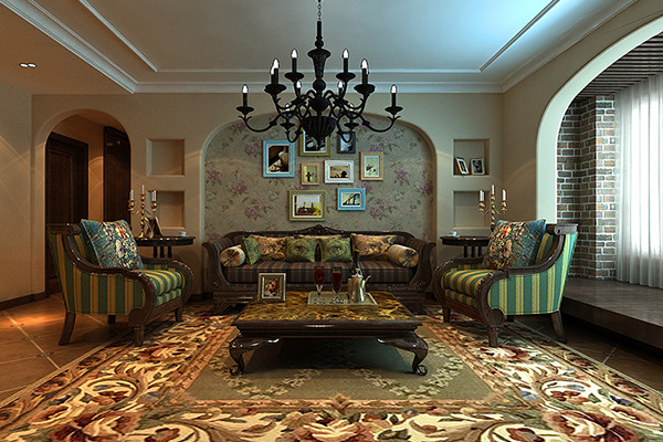 沈陽(yáng)-華發(fā)首府170平米「中式」實(shí)景裝修案例圖