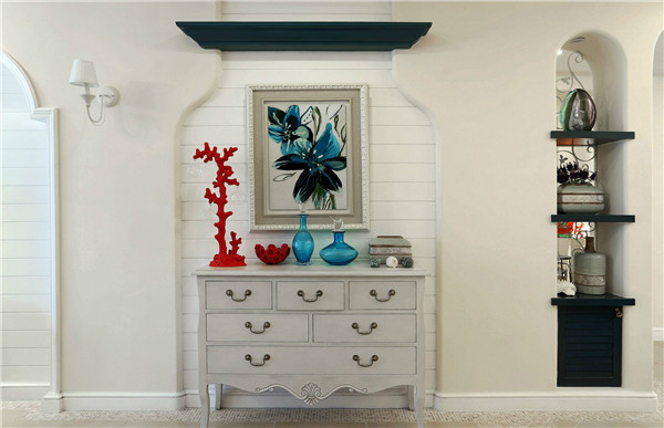 沈陽裝修公司90平米兩室「地中?！寡b修風(fēng)格案例圖