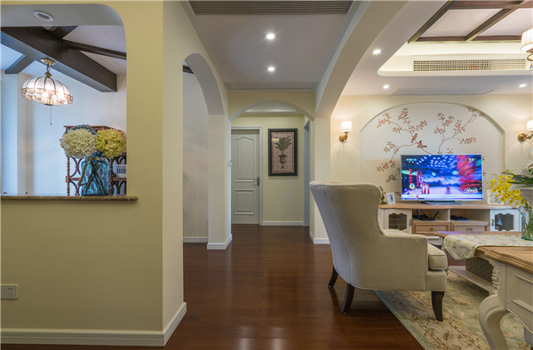 沈陽裝修公司85平米兩室「田園風格」裝修案例圖