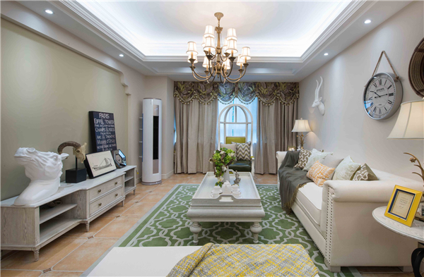 沈陽裝修公司88平米兩室「田園風(fēng)格」裝修案例圖