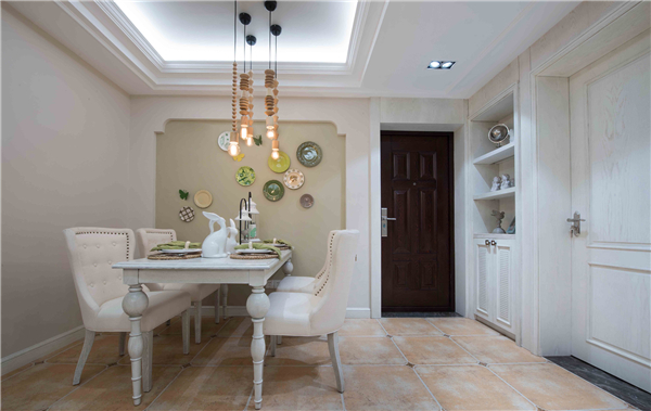 沈陽裝修公司88平米兩室「田園風(fēng)格」裝修案例圖