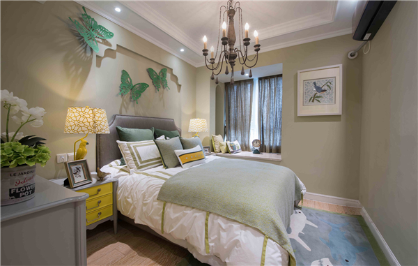 沈陽裝修公司88平米兩室「田園風(fēng)格」裝修案例圖