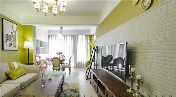 沈陽裝修公司80平「美式風格」裝修案例圖