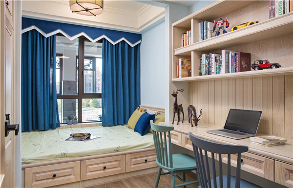 沈陽(yáng)裝修公司139平米「田園風(fēng)格」裝修案例圖