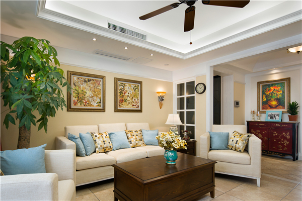 沈陽(yáng)裝修116平「美式風(fēng)格」裝修案例圖