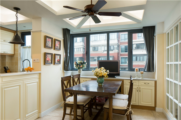 沈陽(yáng)裝修116平「美式風(fēng)格」裝修案例圖