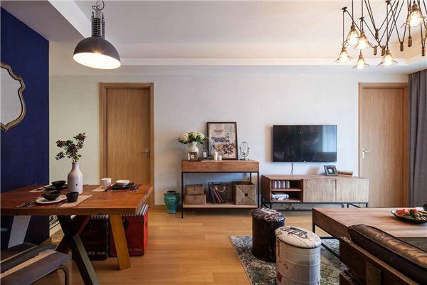 沈陽-中海盛京閣90平「混搭風(fēng)格」裝修設(shè)計風(fēng)格案例