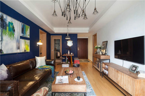 沈陽-中海盛京閣90平「混搭風(fēng)格」裝修設(shè)計風(fēng)格案例