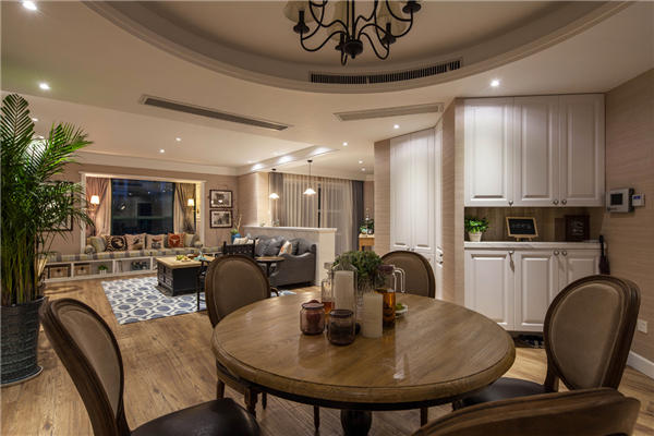 沈陽-浦江御景灣124平「混搭風(fēng)格」裝修設(shè)計風(fēng)格案例